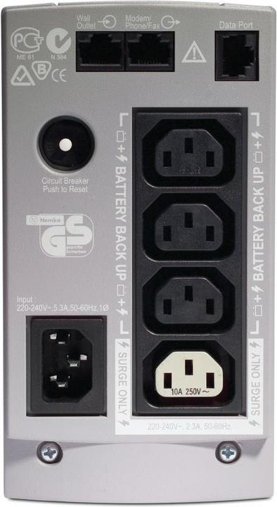 Produktbild APC Back-UPS 500 (500 VA, 300 W, Standby USV)