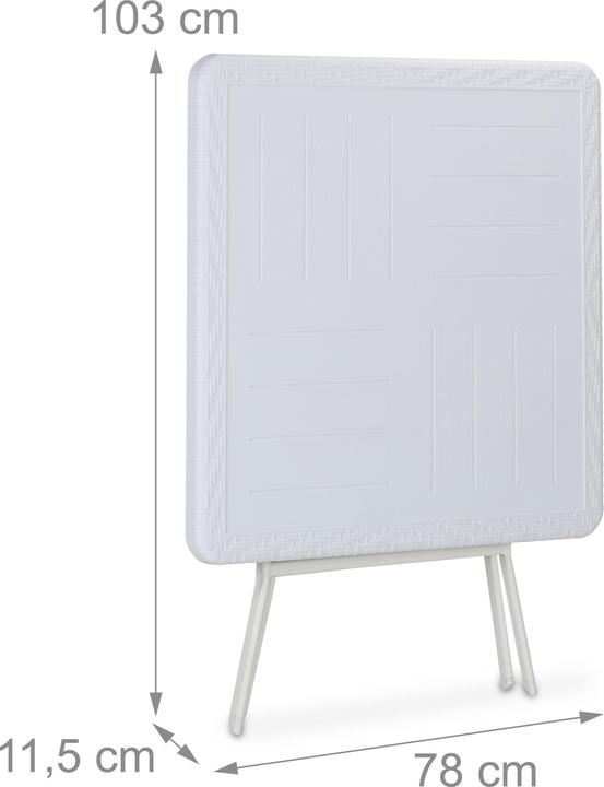 Actual product image Relaxdays Garden table (78 cm)