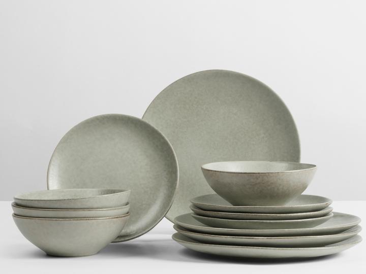 Produktbild Broste Copenhagen NORDIC MARSH Geschirrset mittag für Vier 12tlg (12 Stück)