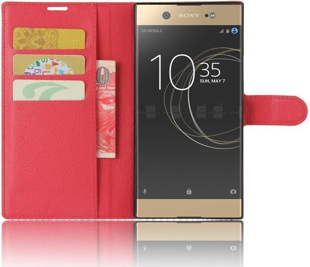 Produktbild MU Classic Hülle aus Leder mit Litchitextur (Sony Xperia XA1 Ultra)