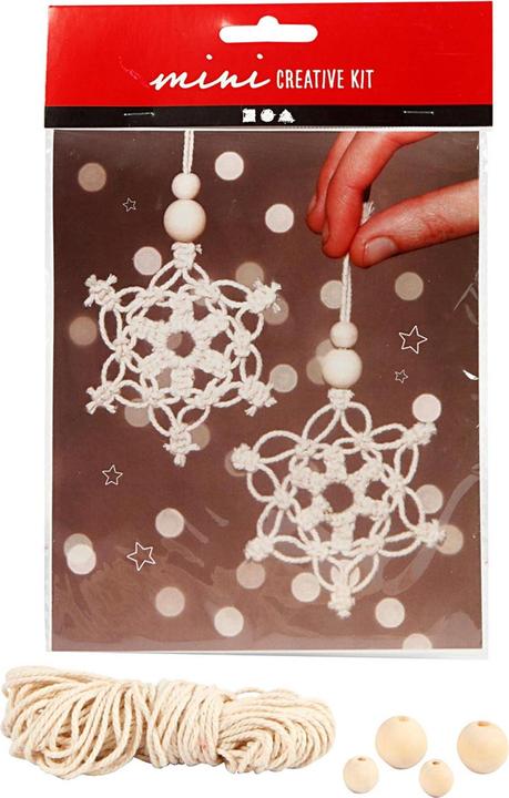 Produktbild Creativ Company Bastelset Mini Schneeflocke 2 Stück