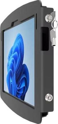 Actual product image Compulocks Surface Secure Space Enclosure with Swing Arm Kiosk Black
