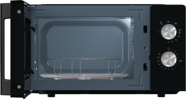 Actual product image Gorenje MO20E2BH Microwave Oven, Free Standing, Capacity 20 L, Power 800 W, No Ddisplay, Black (20 l)