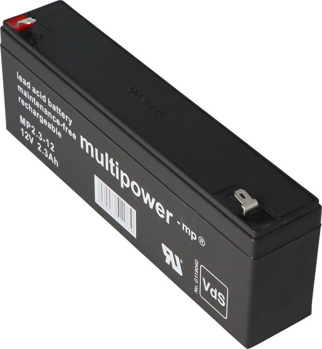 Produktbild Multipower Akku MP2.2-12 Blei Akku, 4,8mm Faston Stecker MP2,2-12 (12 V, 2.20 Ah)