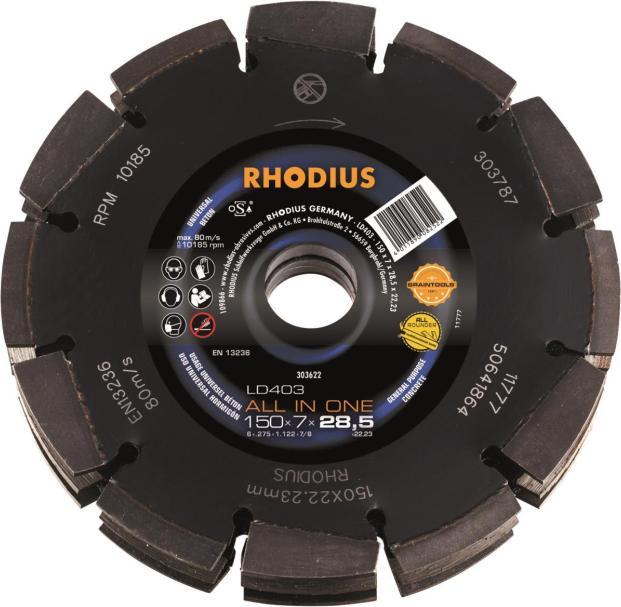 Diamond cutting discs LD403SALL IN ONE 150x22.23304505