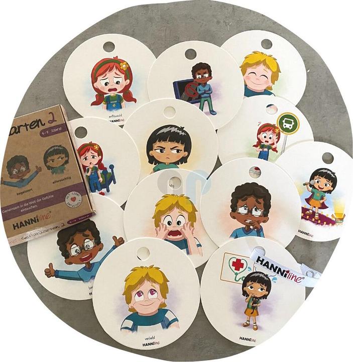 Actual product image Hanniline Emotion cards 2 (German)