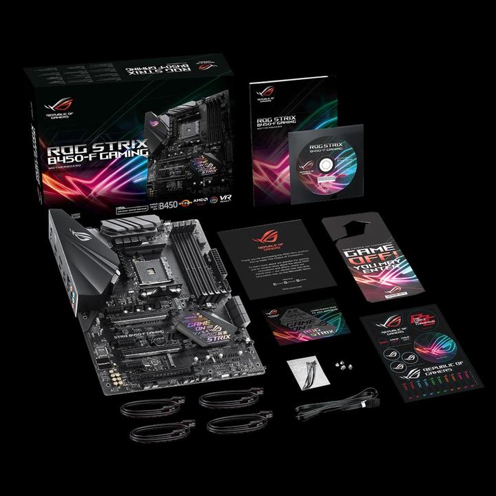 Actual product image ASUS ROG Strix B450-F Gaming (AM4, AMD B450, ATX)