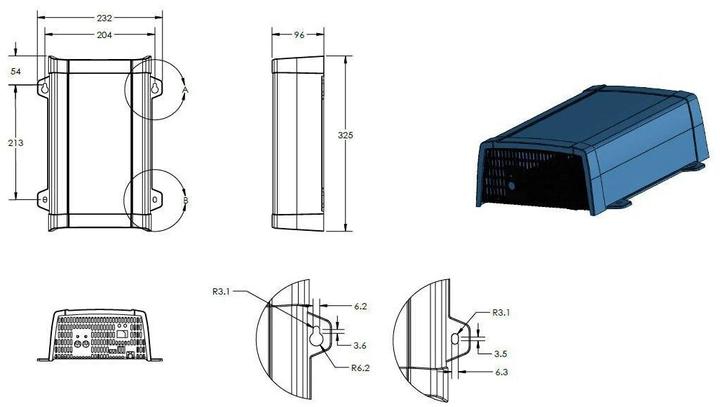 Produktbild Victron Energy Phoenix VE.Direct 12/800 Schuko