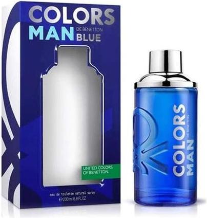 Actual product image United Colors of Benetton Benetton Colors Man Blue EDT Spray 200ml (Eau de toilette, 200 ml)
