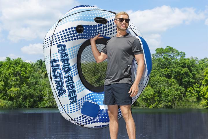 Actual product image Bestway Hydro-Force Rapid Rider Ultra River Tube with with Zippered Storage 1.52 m