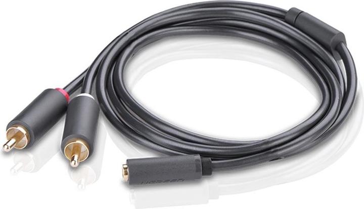 Actual product image Ugreen 3.5mm Buchse – 2x RCA (0.25 m, 3.5mm jack (AUX))