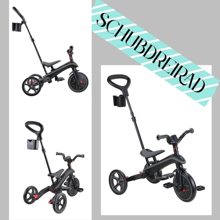 Actual product image Globber Explorer 4 in 1 Foldable Black Grey