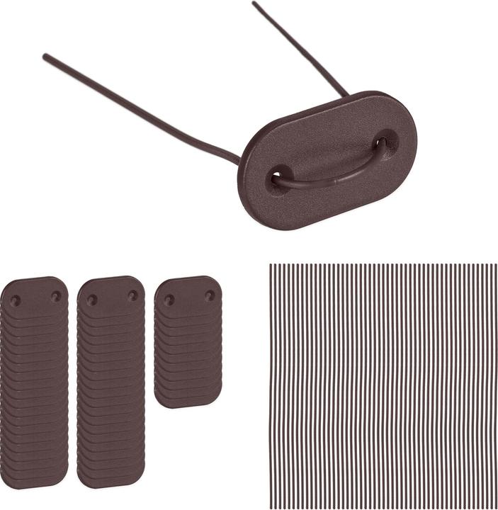 Image du produit Relaxdays 52 pcs. fixation pare-vue (10 cm)