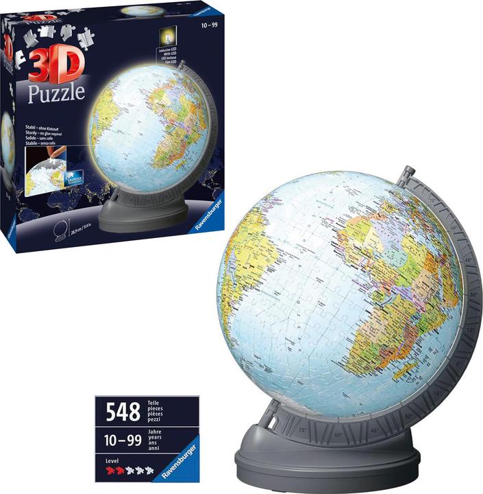 Produktbild Ravensburger Globus mit Licht (540 Teile)
