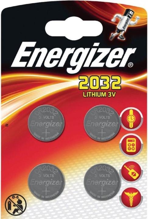 Produktbild Energizer Lithium (4 Stk., CR2032, 235 mAh)