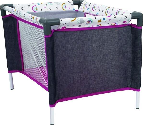 Besttoy Rainbow doll's travel cot