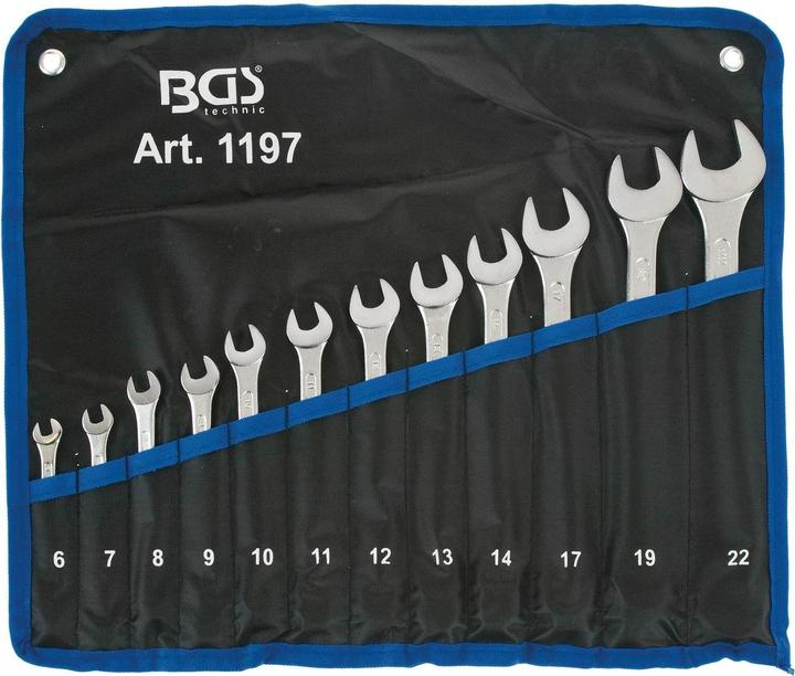 Productafbeelding BGS Combinatiesleutelset (22 mm, 8 mm, 10 mm, 14 mm, 11 mm, 7 mm, 12 mm, 19 mm, 17 mm, 20 mm, 13 mm, 6 mm, 9 mm)