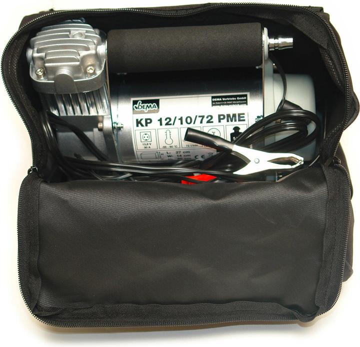Produktbild Dema 12V Kompressor Offroad mit Zubehör (10 Bar, 72 l)