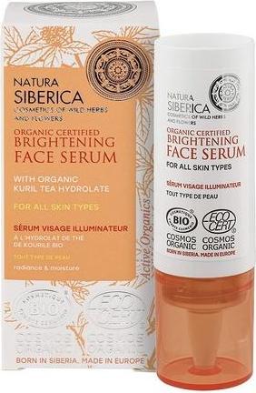 Image du produit Natura Siberica Sérum visage éclaircissant certifié bio pour tous les types de peau, 15 ml, 8659E (15 ml)