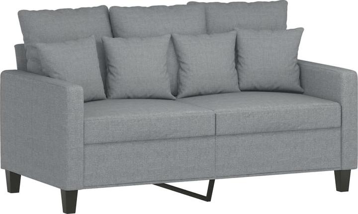 Immagine prodotto VidaXL Divano a 2 posti grigio chiaro da 120 cm in tessuto, colore (2 posti)