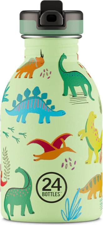 24 Bottles Thermosflasche Clima 330 ml,Grün/Mehrfarbig,Jurassic Friends (0.33 l)
