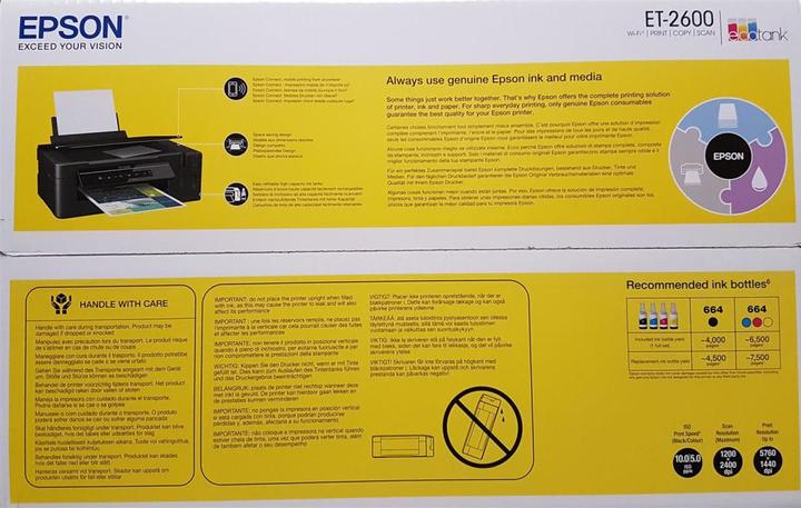 Image du produit Epson ET-2600 EcoTank (Réservoir d'encre, Couleur)