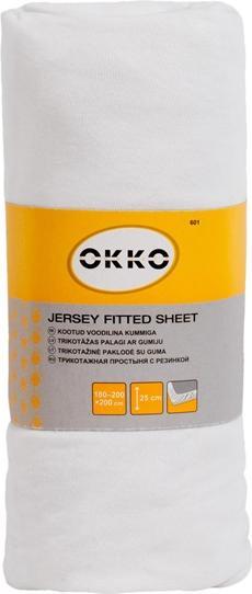 Okko BED SHEET POLYCOTT 200X200+25CM WHITE601