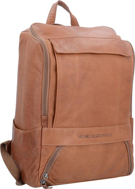 Productafbeelding Chesterfield Rijk Leren Laptop Rugtas - 15.4 inch - Cognac (19 l)