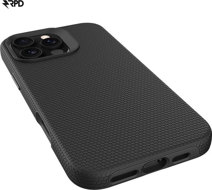 Immagine prodotto RPD iPhone 16 Pro - Custodia Rugged Armor per esterni con MagSafe, nera (Apple iPhone 16 Pro)