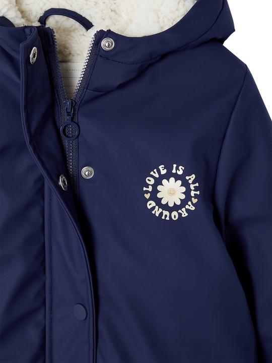 Produktbild Vertbaudet Mädchen Regenjacke mit Kapuze & Teddyfleece-Futter (92)