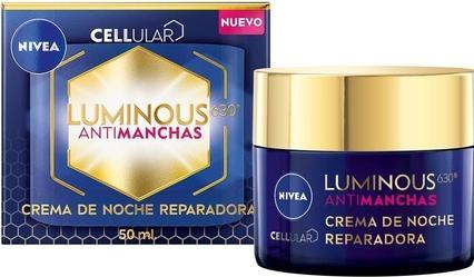 NIVEA Luminous 630 Antimanchas Crema Noche Reparadora 40ml (40 ml, Nachtcreme)