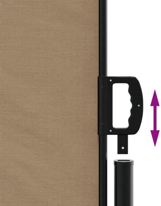 Actual product image VidaXL Extendable side awning (10 m)