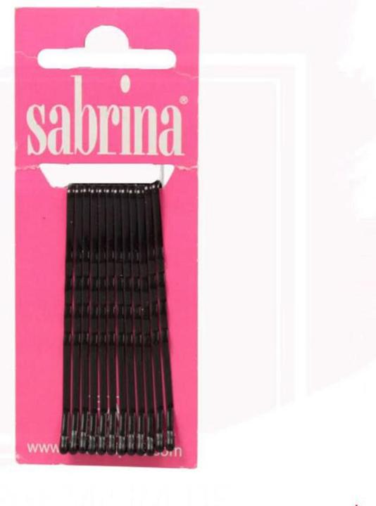 Image du produit Caso Sabrina Ball Poignées de cheveux pointues ondulées noires 59mm (72 pcs)
