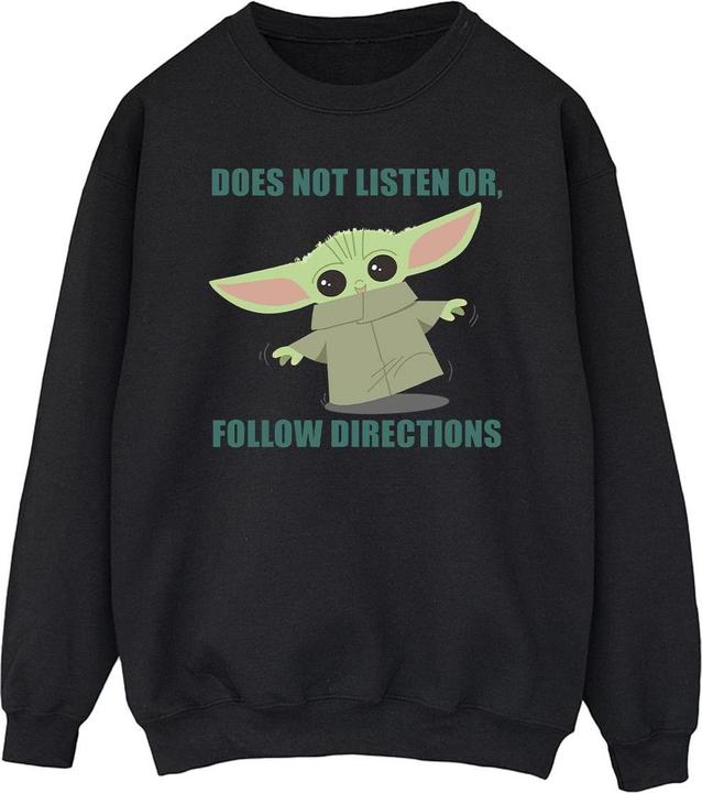 Produktbild Star Wars The Mandalorian Grogu Does Not Listen Sweatshirt (L)