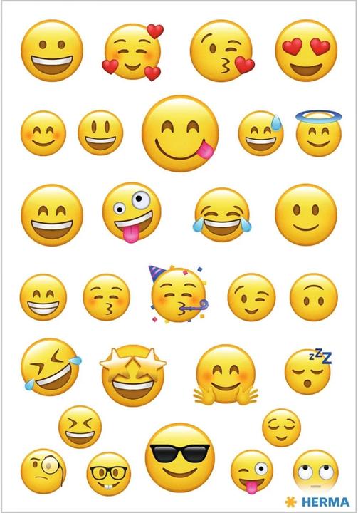 HERMA Sticker Emoji