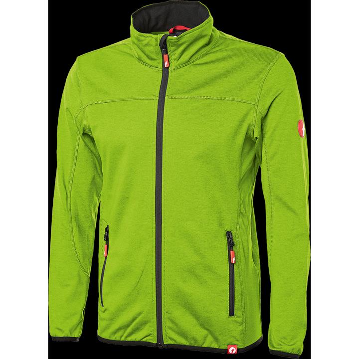 Produktbild Magni Tech-Fleecejacke lime/schwarz meliert Gr. XL Fortis Elements (XL)