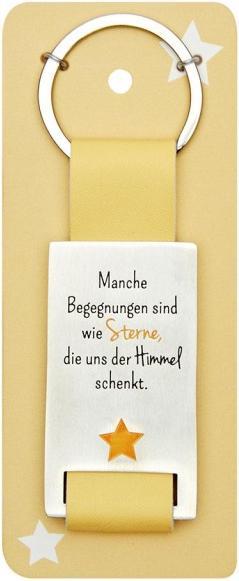 HCA Schlüsselanhänger mit Spruch - Stern