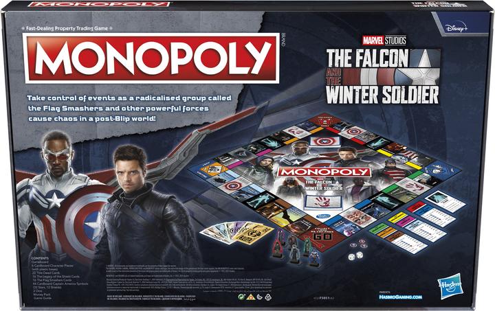 Produktbild Monopoly Marvel Studios - The Falcon and the Winter Soldier Edition (Englisch)