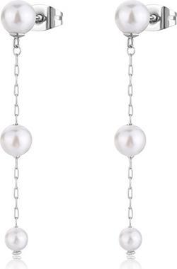 Image du produit Sagapo S'AgapÃµ - Charming dangle earrings with synthetic pearls Wisdom SWI37 (Pierres synthétiques)