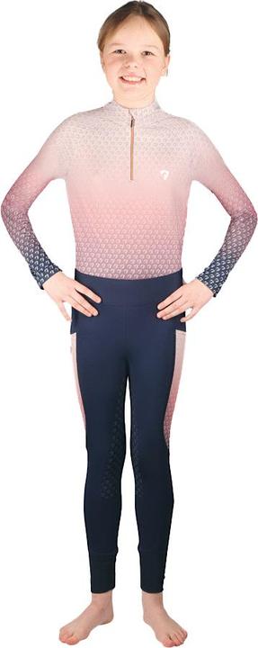 Actual product image Hy Fashion Girls Elevate Mizs Ombre Base Layer Top (158, 164)