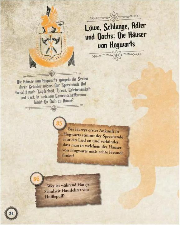 Actual product image Quiz dich schlau mit dem Quizgott: Harry Potter Fan-Quiz Rätsel (German)