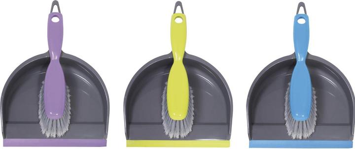 Produktbild Masta Kehrgarnitur-Set Plastik Schaufel mit Gummilippe+Feger aus PVC (1 Stk.)