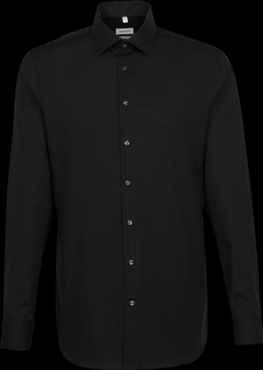 Produktbild Seidensticker Hemd Shaped Fit Business Kent Patch12 black (39)