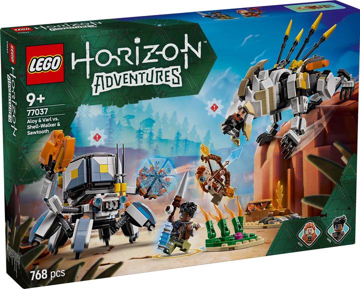 Actual product image LEGO Horizon Aloy And Varl vs Shell-Walker (77037, LEGO Horizon)
