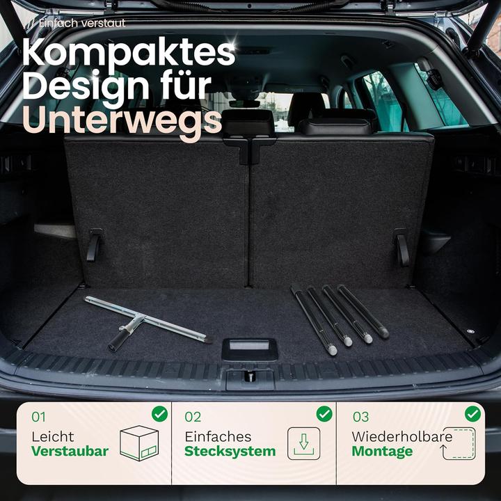 Produktbild Novaliv 3X Badabzieher mit Stiel Dusche Edelstahl Badabzieher Dusche Edelstahl XXL breit Fliesen Was