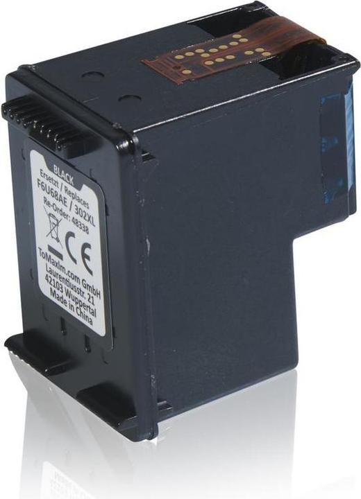 Produktbild Inkadoo Druckerpatronen kompatibel zu HP F6U68AE / 302XL XL Druckkopfpatrone, schwarz Schwarz (BK)