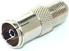 Image du produit E+P F 81 F Coaxial Métallique Interface/adaptateur de câble (Câble d'antenne)