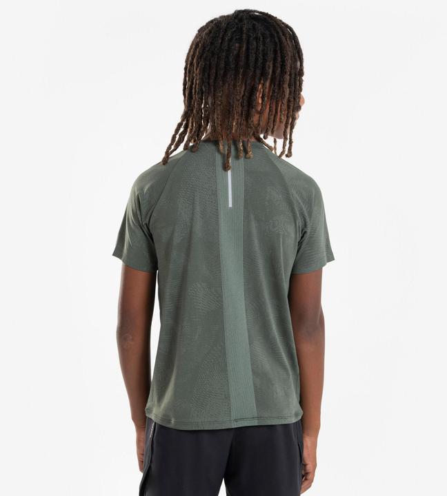 Actual product image Kiprun Laufshirt kurzarm Kinder nahtlos - TS Light 900 khaki (128)