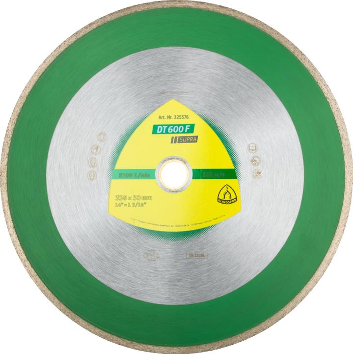 Actual product image Klingspor DT 600 F Supra - diamond blades 250 x 25,4 / 30 mm