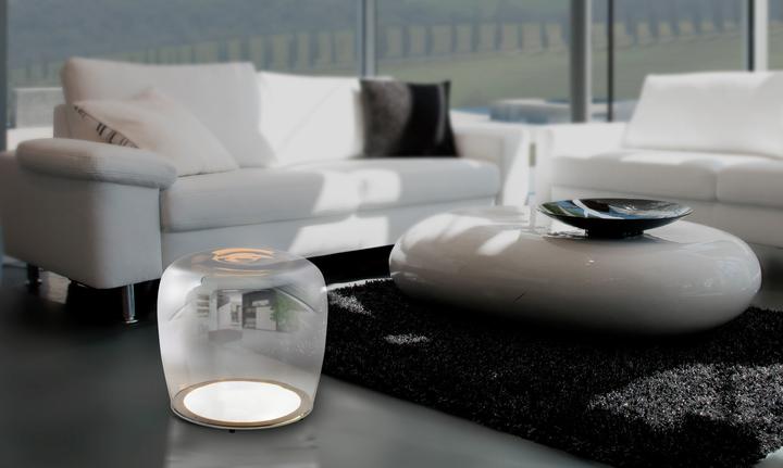 Produktbild Näve LED Tischleuchte Smoky d:43cm (260 lm)